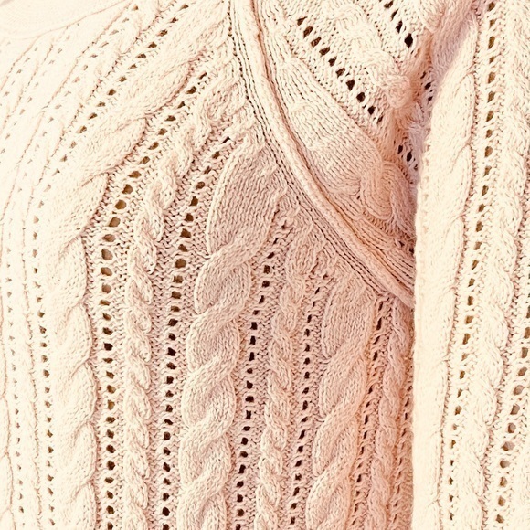 AMERICAN EAGLE 🦅 Pink Cable Knit Women’s Sweater XS - Picture 10 of 11